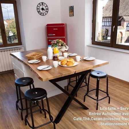 Charmant T3, 70M2, 2Ch,Tv 101 Cm, Wifi+Parking, Ettendorf 외부 사진